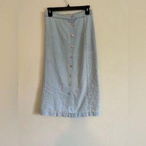 Forever, 21 denim button front skirt size small